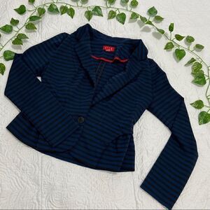 ELLE Navy Striped Blazer